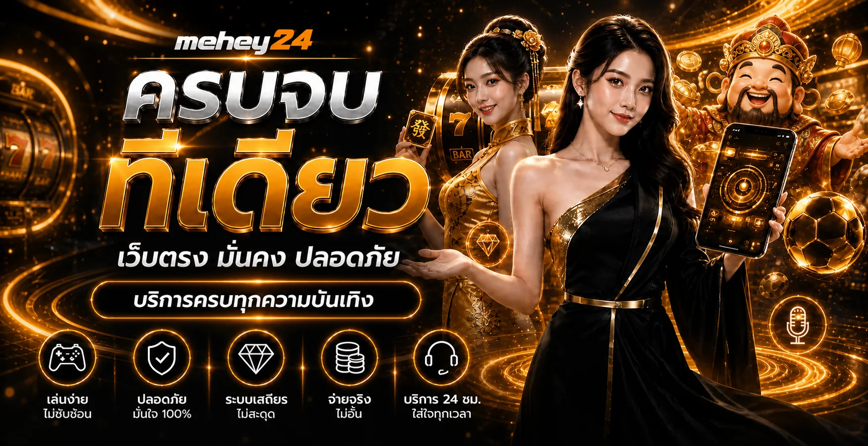 ภาพแนะนำ mehey24 คาสิโนออนไลน์และการใช้งานบนมือถือ